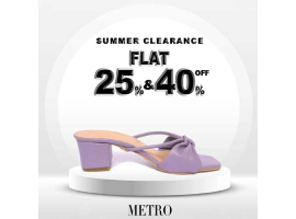 Metro Shoes Summer Clearance! Upto 50% OFFimage-460